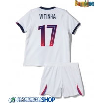 Maglie da calcio Paris Saint-Germain Vitinha #17 Seconda Maglia Bambino 2026-27 Manica Corta + Pantaloni corti)
